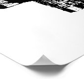 Denver, Colorado op graffiti Poster (Hoek)