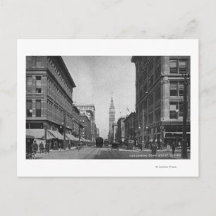 Denver, Colorado - Op het Uitzicht van 16th Street Briefkaart