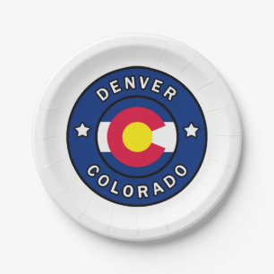 Denver Colorado Papieren Bordje