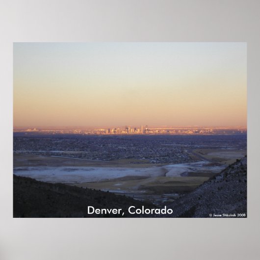 Denver, Colorado Poster (Voorkant)