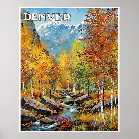 Denver Colorado poster (Voorkant)