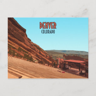 Denver Colorado Red Rocks  Briefkaart