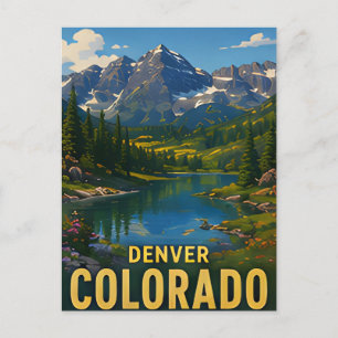 Denver Colorado Reis Cadeau Briefkaart