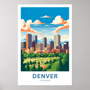 Denver Colorado Reisprint Poster