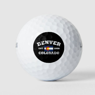 Denver Colorado Retro Golfballen