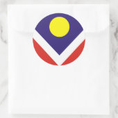 Denver, Colorado Ronde Sticker (Tas)