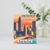 Denver, Colorado Save The Date (Staand voorkant)