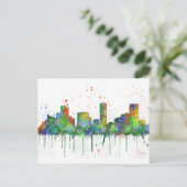 DENVER, COLORADO SKYLINE BRIEFKAART (Staand voorkant)