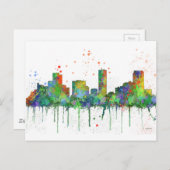 DENVER, COLORADO SKYLINE BRIEFKAART (Voorkant / Achterkant)