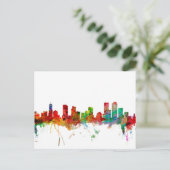 Denver Colorado Skyline Briefkaart (Staand voorkant)