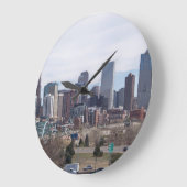 Denver, Colorado Skyline Clock Grote Klok (Hoek)