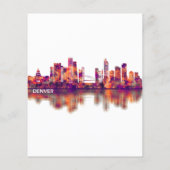 Denver Colorado Skyline Flyer (Achterkant)