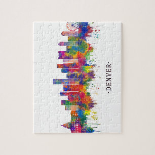 Denver Colorado Skyline Legpuzzel