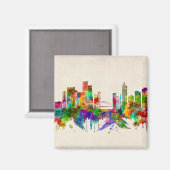 Denver Colorado Skyline Magneet (Voorkant / Achterkant)