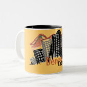 Denver Colorado skyline mok (Voorkant links)