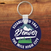 Denver, Colorado Sleutelhanger (Achterkant)