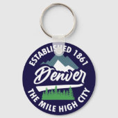Denver, Colorado Sleutelhanger (Achterkant)