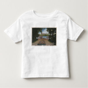 Denver, Colorado - Speed Boats op het Rhoda-meer Kinder Shirts