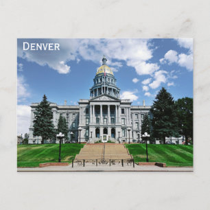 Denver Colorado State Capitol Building Travel Briefkaart