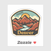Denver, Colorado Sticker (Vel)