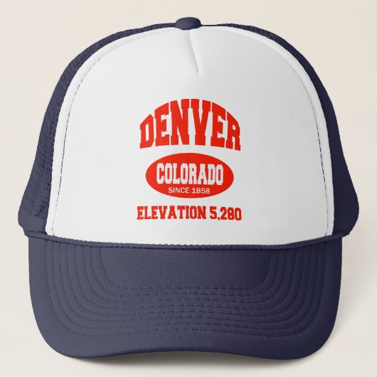 Denver Colorado Trucker Pet (Voorkant)