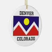 Denver, Colorado USA. Keramisch Ornament (Rechts)