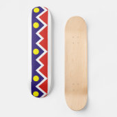 Denver, Colorado Vlag Skateboard (Voorkant)