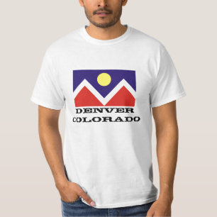 Denver, Colorado Vlag T-shirt