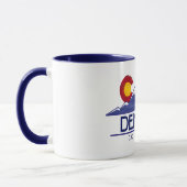 Denver Colorado wood mountains mug (Gauche)