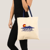 Denver Colorado wood mountains tote bag (Devant (produit))