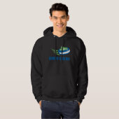 Denver Curling Mannen Dark Hoodie (Voorkant volledig)