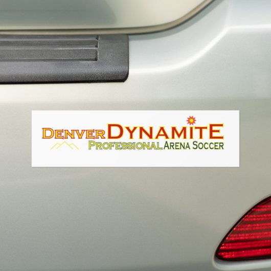Denver Dynamite Bumpersticker (Op auto)
