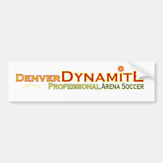 Denver Dynamite Bumpersticker (Voorkant)