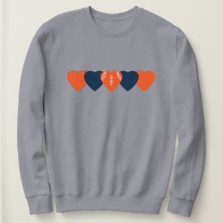 Denver Fan Hart Football Donker Trui