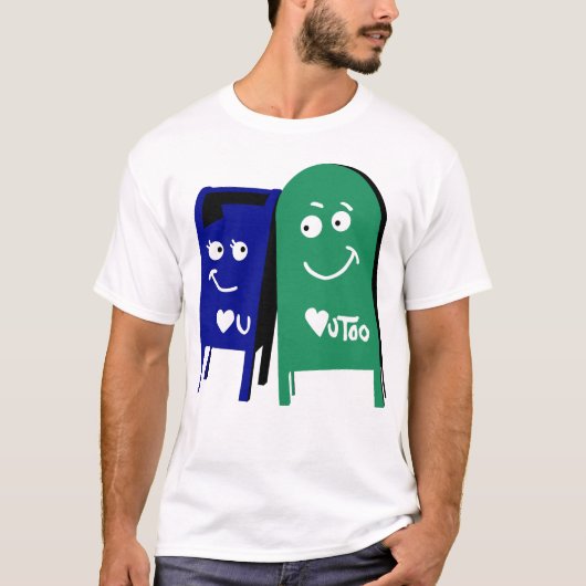 denver ik hou van je postvakken t-shirt (Voorkant)