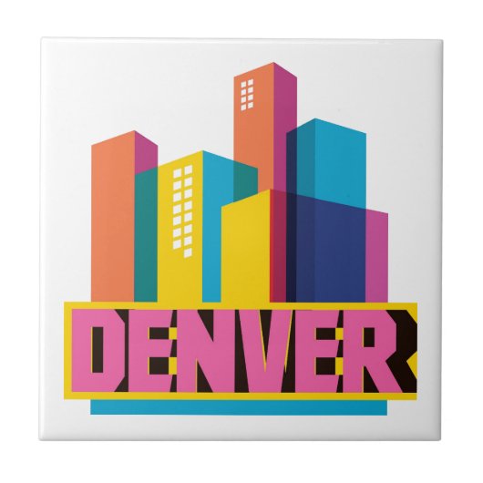 Denver in Design Tegeltje (Voorkant)