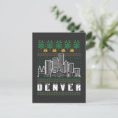 Denver Nevada Lelijke Kerstmis Briefkaart (Staand voorkant)