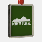 Denver Please Metalen Ornament (Rechts)