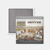 Denver Post Kaarten uit de Mile-High stad,  Magneet (Voorkant / Achterkant)