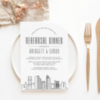 Denver Rehearsal Dinner | City Skyline