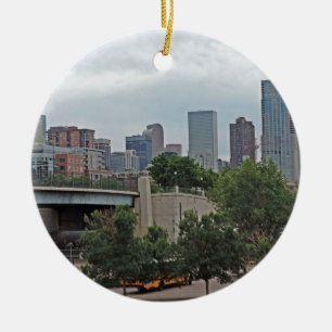 Denver Skyline Keramisch Ornament