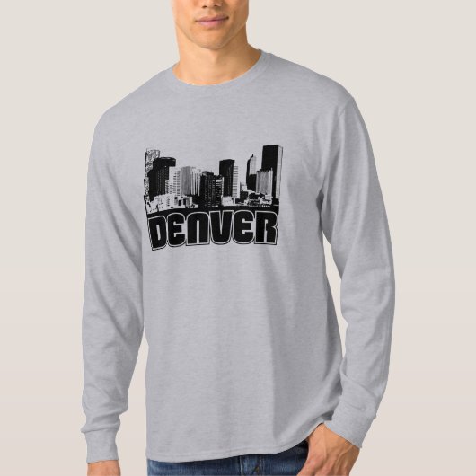 Denver Skyline T-shirt (Voorkant)