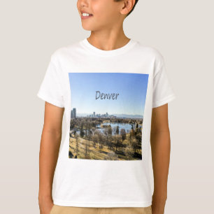 Denver Stad en Bergen Colorado T-shirt