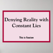 Denying Reality Poster (Voorkant)