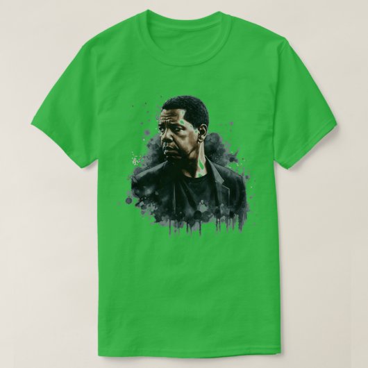 Denzel Washington 1 T-shirt (Design voorkant)