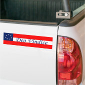 Deo Vindice: Rechten van staten Bumpersticker (Op Truck)