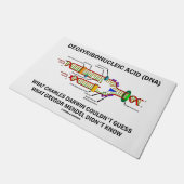 Deoxyribonucleïnezuur DNA Darwin Mendel Geek Humor Deurmat (Schuin)