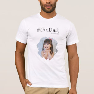 #dePapa, Helder, Jaar en aangepaste foto T-shirt