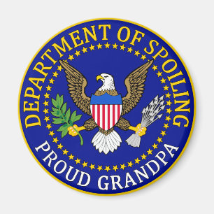 Departement Spoiling - Proud Grandpa Magneet