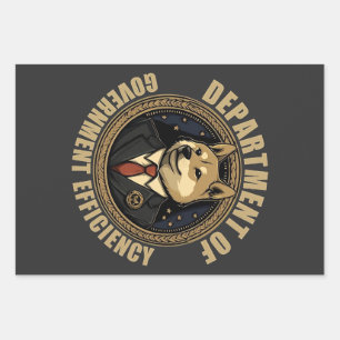 Department of Government Efficiency Dog Inpakpapier Vel